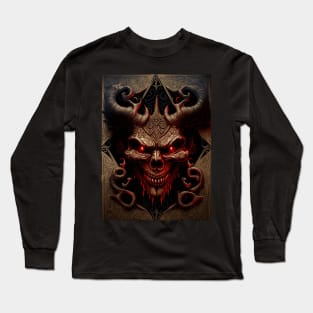 Demon face Long Sleeve T-Shirt